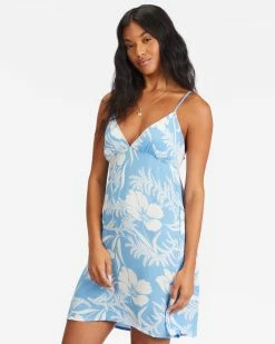 Alternative view of Billabong Just Add Sun Mini Slip Dress BLISS BLUE (bll0)
