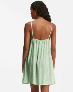 Billabong Just Add Sun Mini Slip Dress HONEY DEW (gbq0) 11 Billabong Just Add Sun Mini Slip Dress HONEY DEW (gbq0) -billabong shop abjwd00419 billabongw gbq0 bck1 1