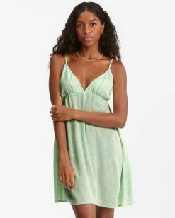 Billabong Just Add Sun Mini Slip Dress HONEY DEW (gbq0) 9 Billabong Just Add Sun Mini Slip Dress HONEY DEW (gbq0) -billabong shop abjwd00419 billabongw gbq0 frt1 3