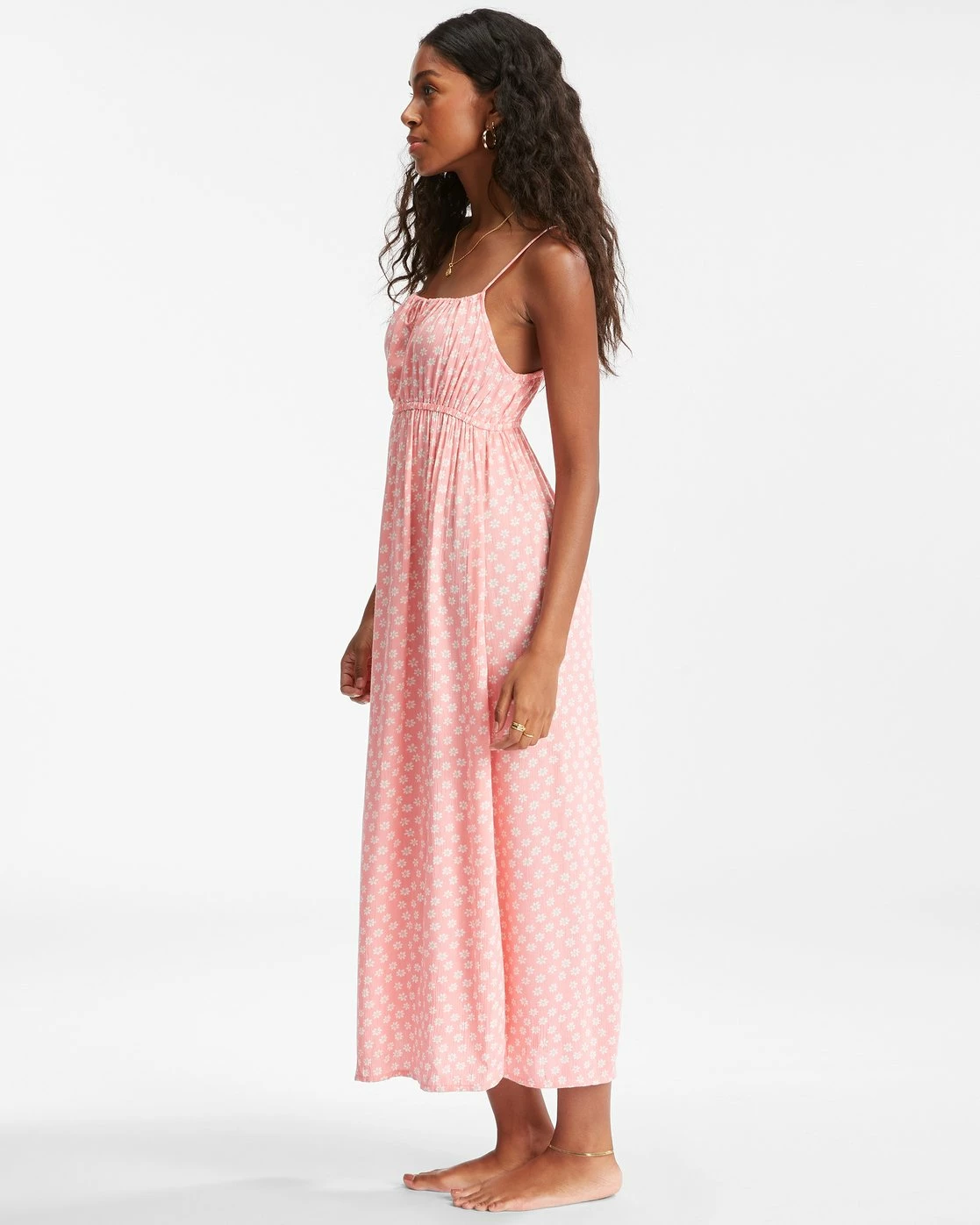 Billabong Summer Daydream Midi Slip Dress SORBET (sor) 4 Billabong Summer Daydream Midi Slip Dress SORBET (sor) - Image 4