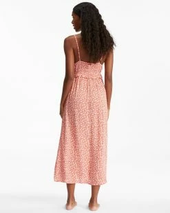 Billabong Rebel Heart Slip Dress ROSE CLAY (nmh0) -billabong shop abjwd00434 billabongw nmh0 bck1