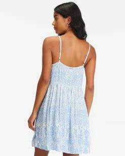 Billabong Glow Up Babydoll Dress SALT CRYSTAL (scs) 8 Billabong Glow Up Babydoll Dress SALT CRYSTAL (scs) -billabong shop abjwd00437 billabongw scs bck1