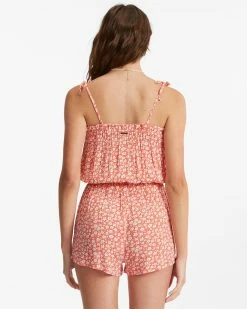 Billabong Yours Truly Romper ROSE CLAY (nmh0) -billabong shop abjwd00439 billabongw nmh0 bck1 1