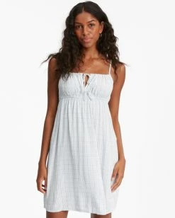 Billabong Feelin Blue Mini Slip Dress RAIN DROP (rad) -billabong shop abjwd00442 billabongw rad frt1 1