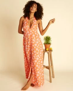 Billabong Wrangler Hung Up Maxi Dress FIRESIDE (nkm0) -billabong shop abjwd00446 billabongw nkm0 frt1 1