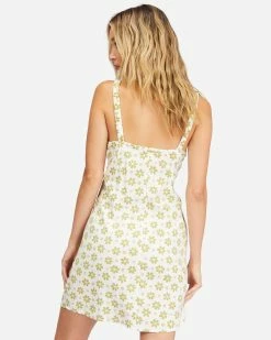 Billabong Daisy Craze Mini Dress SALT CRYSTAL (scs) 8 Billabong Daisy Craze Mini Dress SALT CRYSTAL (scs) -billabong shop abjwd00461 billabongw scs bck1