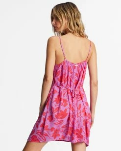 Billabong Sun Chaser Mini Slip Dress BRIGHT ORCHID (php0) -billabong shop abjwd00464 billabongw php0 bck1