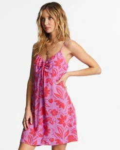 Billabong Sun Chaser Mini Slip Dress BRIGHT ORCHID (php0) -billabong shop abjwd00464 billabongw php0 sd1 1