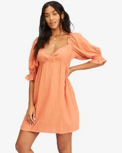 Billabong Perfect Paradise Babydoll Dress TERRACOTTA (tca)