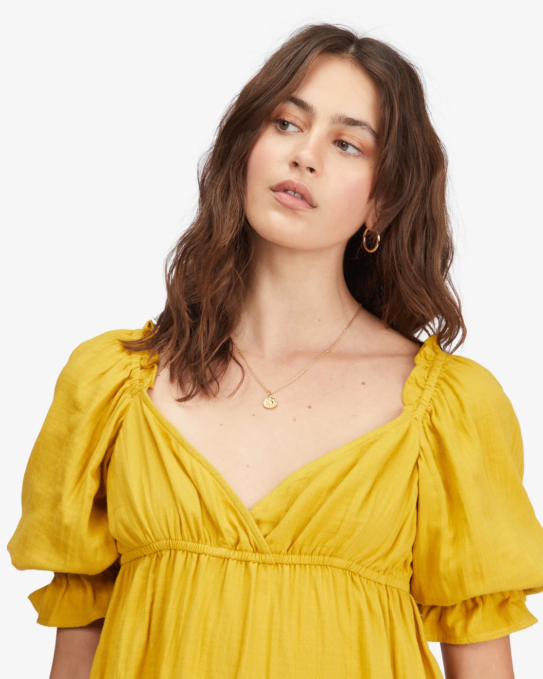 Billabong Perfect Paradise Babydoll Dress GOLDEN TOUCH (ylj0) 5 Billabong Perfect Paradise Babydoll Dress GOLDEN TOUCH (ylj0) - Image 5