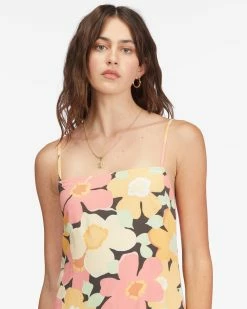 Billabong Weekend Waves Midi Slip Dress MULTI (mul) -billabong shop abjwd00468 billabongw mul dtl1