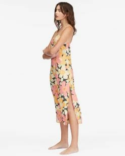 Billabong Weekend Waves Midi Slip Dress MULTI (mul) -billabong shop abjwd00468 billabongw mul sd1