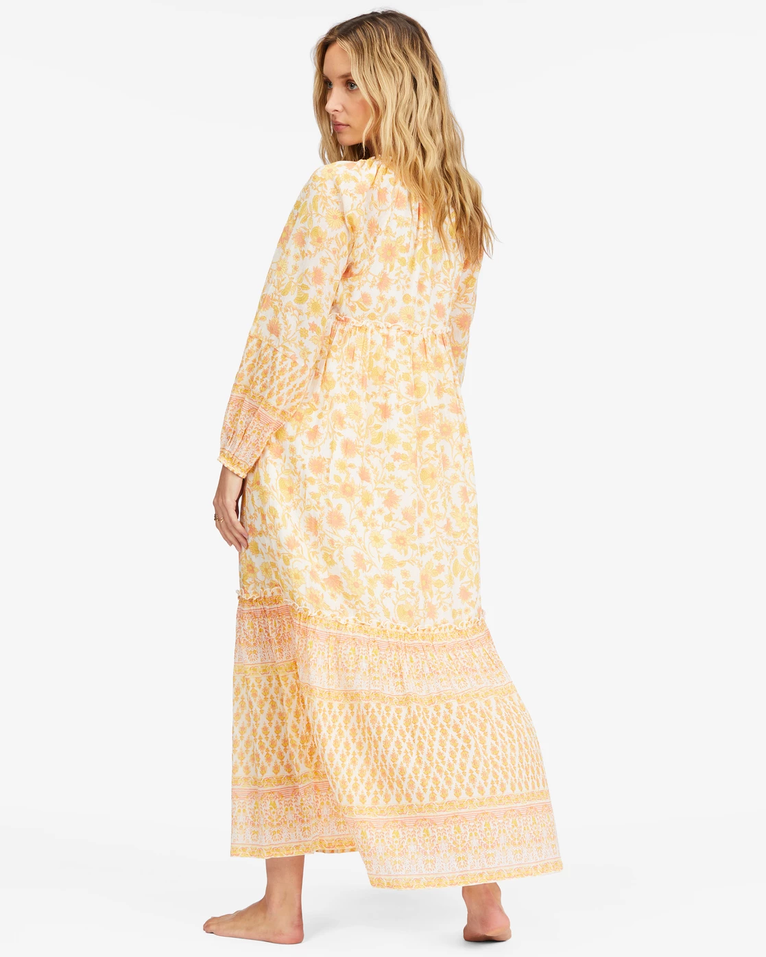 Billabong Endless Sunset Long Sleeve Maxi Dress SALT CRYSTAL 2 (sc2) 3 Billabong Endless Sunset Long Sleeve Maxi Dress SALT CRYSTAL 2 (sc2) - Image 3