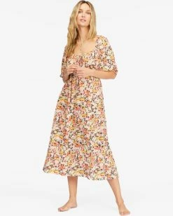 Billabong True Romance Midi Dress MULTI (mul) -billabong shop abjwd00478 billabongw mul frt1 1