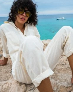 Billabong Keepin It Real Jumpsuit ANTIQUE WHITE (anw) 10 Billabong Keepin It Real Jumpsuit ANTIQUE WHITE (anw) -billabong shop abjwd00483 billabongl anw frt1 1