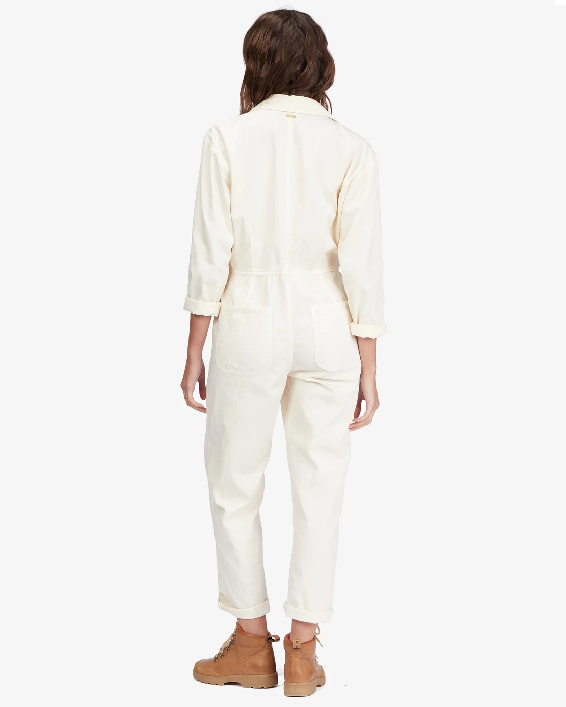 Billabong Keepin It Real Jumpsuit ANTIQUE WHITE (anw) 4 Billabong Keepin It Real Jumpsuit ANTIQUE WHITE (anw) - Image 4