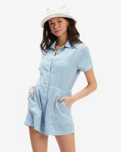 Billabong Gigi Romper CHAMBRAY (chy)