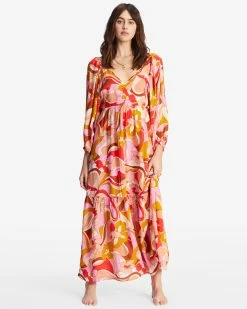 Alternative view of Billabong Pretty Groovy Maxi Dress MULTI (mul)