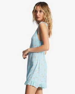 Billabong Heart Breaker Strappy Dress PURE AQUA (bfd0) -billabong shop abjwd00529 billabongw bfd0 sd1 1