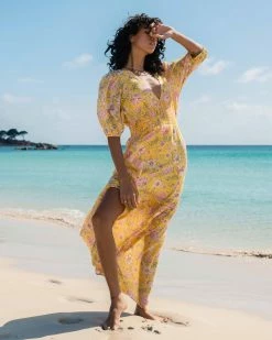 Billabong Spellbound Maxi Dress GOLDEN PEACH (ygf0)