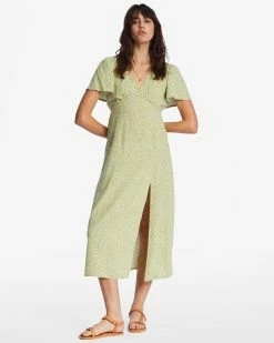 Billabong Jet Set Midi Dress MOSS MEADOW (gkv0)