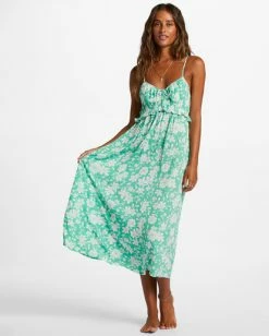 Billabong Rebel Heart Midi Slip Dress SWEET GRASS (gkz0) -billabong shop abjwd00582 billabongw gkz0 frt1 1