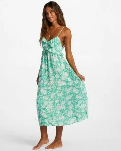 Billabong Rebel Heart Midi Slip Dress SWEET GRASS (gkz0) -billabong shop abjwd00582 billabongw gkz0 sd1 1