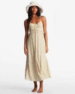 Billabong Rebel Heart Midi Slip Dress SALT CRYSTAL (scs)