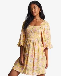 Billabong Paradise Days Mini Dress GOLDEN PEACH (ygf0) 11 Billabong Paradise Days Mini Dress GOLDEN PEACH (ygf0) -billabong shop abjwd00585 billabongw ygf0 sd1 1