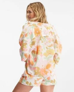 Billabong All Good Button-Down Top MULTI (mul) 10 Billabong All Good Button-Down Top MULTI (mul) -billabong shop abjwt00179 billabongw mul bck1 1