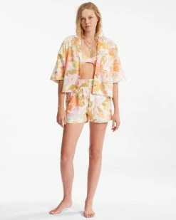 Billabong All Good Button-Down Top MULTI (mul) -billabong shop abjwt00179 billabongw mul frt9 2