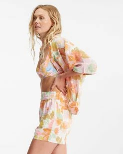 Billabong All Good Button-Down Top MULTI (mul) -billabong shop abjwt00179 billabongw mul sd1 2