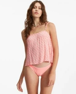 Billabong Love The Sun Cami Top SORBET (sor) -billabong shop abjwt00201 billabongw sor frt1 1