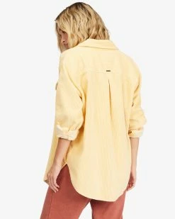 Billabong So Stoked Cord Long Sleeve Top BUTTERMILK (yej0) 9 Billabong So Stoked Cord Long Sleeve Top BUTTERMILK (yej0) -billabong shop abjwt00232 billabongw yej0 bck1