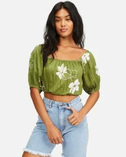 Billabong Sun City Crop Top FERN (frn)