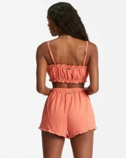 Billabong By The Beach Crop Top ROSE CLAY (nmh0) -billabong shop abjwt00280 billabongw nmh0 bck1