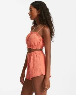 Billabong By The Beach Crop Top ROSE CLAY (nmh0) -billabong shop abjwt00280 billabongw nmh0 sd1