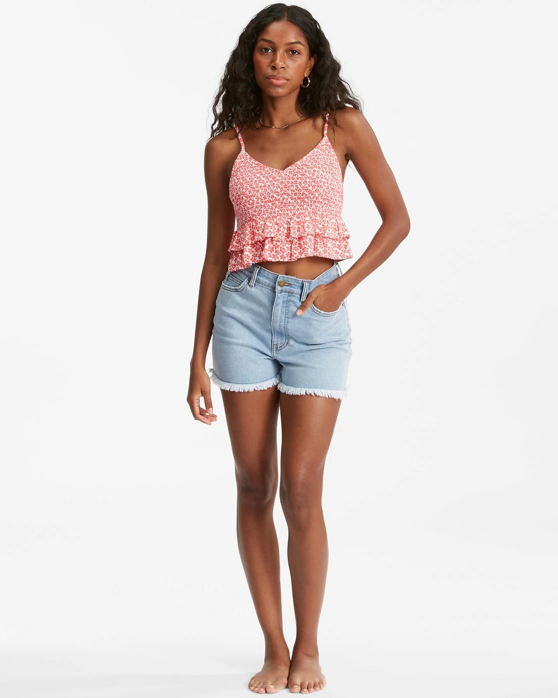 Billabong Stay Cool Crop Top FUEGO (fue) 2 Billabong Stay Cool Crop Top FUEGO (fue) - Image 2