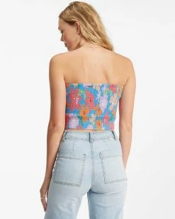 Billabong Keep It Simple Crop Top MULTI (mul) -billabong shop abjwt00314 billabongw mul bck1