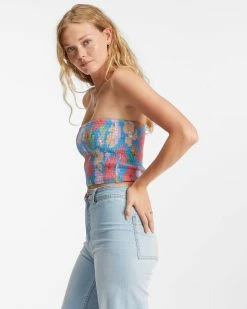 Billabong Keep It Simple Crop Top MULTI (mul) -billabong shop abjwt00314 billabongw mul sd1