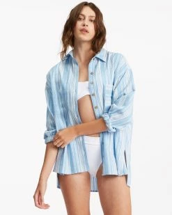 Billabong In The Tide Button-Down Shirt BLUE SKIES (bgb0)