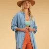 Billabong Salty Blonde In The Tide Long Sleeve Denim Shirt SALTY BLUE (syl)