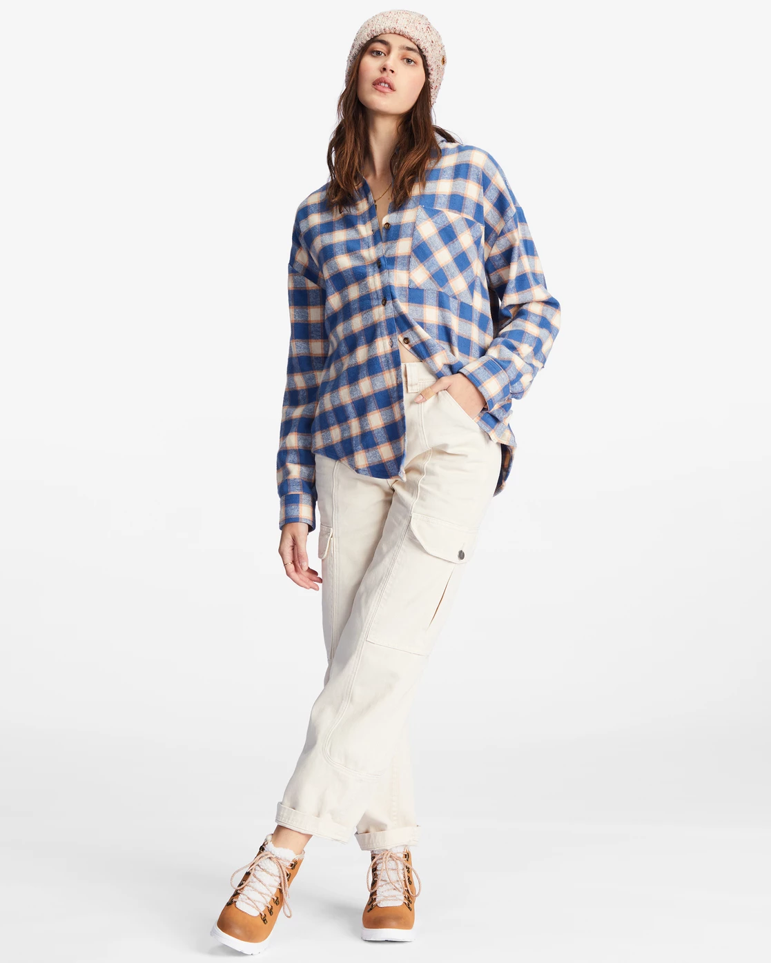 Billabong Easy Breezy Long Sleeve Button-Up Shirt INDIGO LOVE (bng0) 3 Billabong Easy Breezy Long Sleeve Button-Up Shirt INDIGO LOVE (bng0) - Image 3