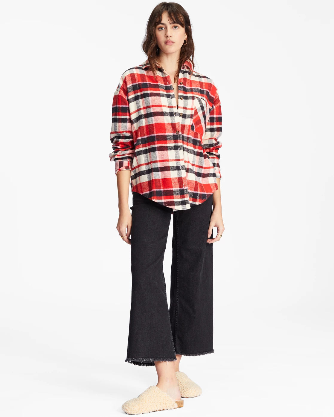 Billabong Easy Breezy Long Sleeve Button-Up Shirt RED MAGIC (rqc0) 2 Billabong Easy Breezy Long Sleeve Button-Up Shirt RED MAGIC (rqc0) - Image 2