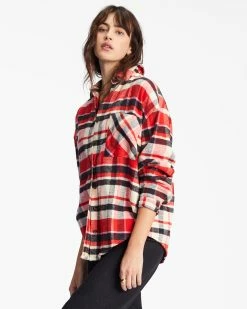 Billabong Easy Breezy Long Sleeve Button-Up Shirt RED MAGIC (rqc0) 9 Billabong Easy Breezy Long Sleeve Button-Up Shirt RED MAGIC (rqc0) -billabong shop abjwt00334 billabongw rqc0 sd1