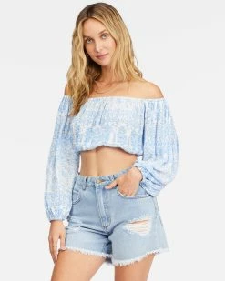 Billabong Sun Daze Top Crop Top SALT CRYSTAL (scs)