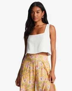 Billabong Open Skies Crop Top SALT CRYSTAL (scs) -billabong shop abjwt00388 billabongw scs sd1