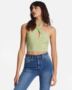 Billabong Retro Wave Crop Top MOSS MEADOW (gkv0)