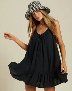 Billabong Beach Vibes Beach Cover-Up BLACK PEBBLE (bpb) 10 Billabong Beach Vibes Beach Cover-Up BLACK PEBBLE (bpb) -billabong shop abjx600144 billabongw bpb frt1 1
