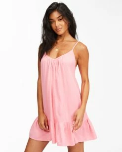 Billabong Beach Vibes Beach Cover-Up PINK SUNSET (mfz0) -billabong shop abjx600144 billabongw mfz0 sd1 1